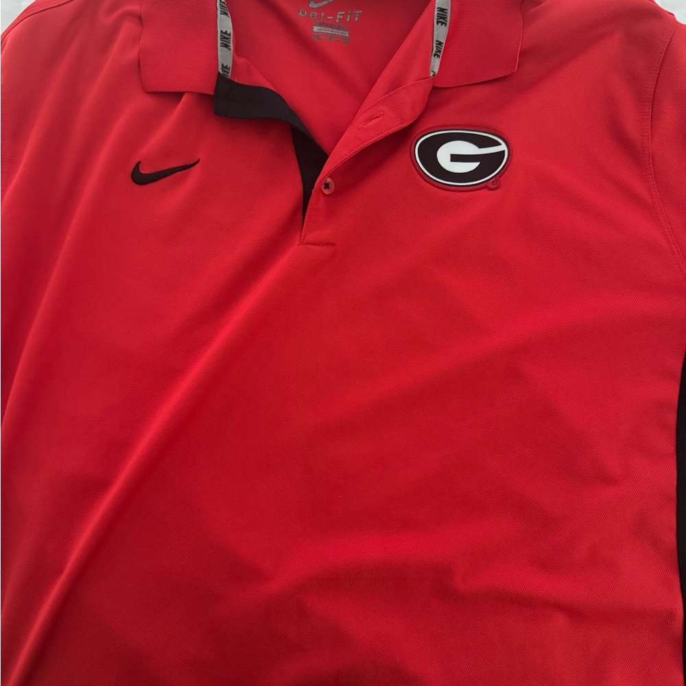 Nike Men's Red Georgia Bulldogs Polo